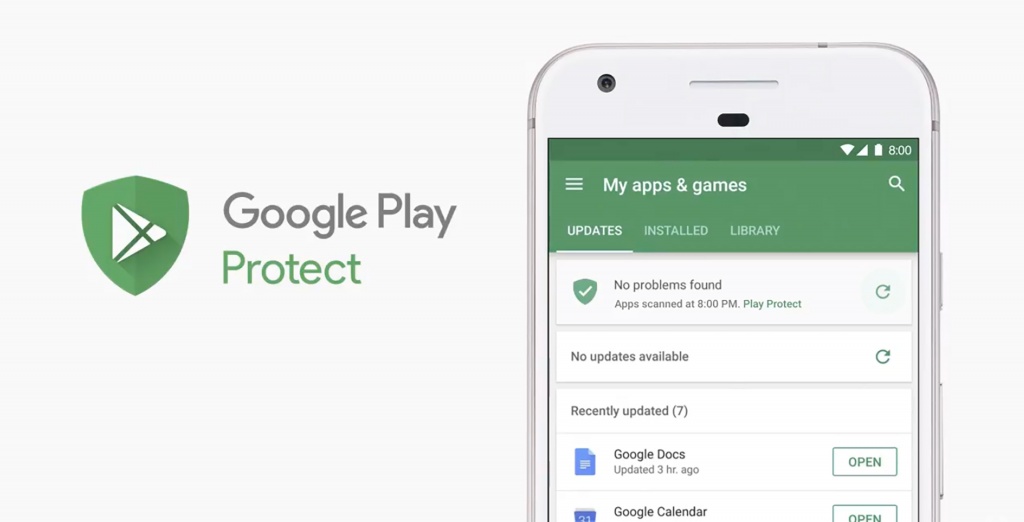 Google Play Protect, android o, android